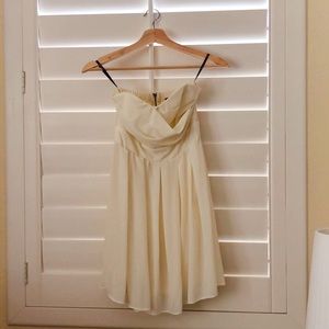 Strapless Little White Dress